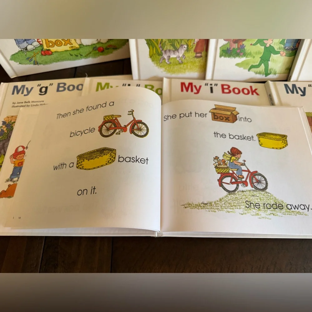 Vintage- Lot of 9 - Children's “My First Steps to Reading” Alphabet Book Set